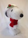 Peanuts Santa Snoopy Light Up Figure 10" Tall Ligh