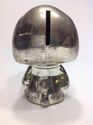 Older Peanuts Snoopy Sitting Silverplated Bank by 