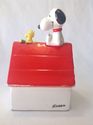 Rare Snoopy Woodstock Typewriter Doghouse Bank 5.7