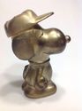 Older Peanuts Snoopy Silverplated Baseball Bank by