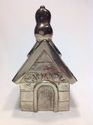 Older Peanuts Snoopy Silverplated Doghouse Bank by