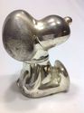 Older Peanuts Snoopy Sitting Silverplated Bank by 