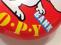 Rare Snoopy Bank Tin Wall Hanging Bowling Peanuts 