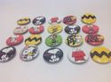 Set of 20 Peanuts Snoopy Pinback Pins Buttons Offi