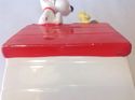 Rare Snoopy Woodstock Typewriter Doghouse Bank 5.7