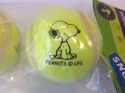 6 Peanuts Snoopy Doggy Tennis Balls Dog Toys