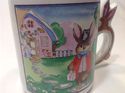 Bunny Rabbit Handle Coffee Mug Cup Easter Ceramic 