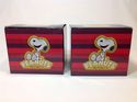 Set of 2 NIB Snoopy & Woodstock Cute Ceramic Mugs 