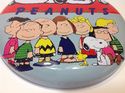 Rare Snoopy Bank Tin Wall Hanging Peanuts Round 8.