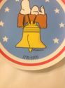 Peanuts Snoopy Collectors Ceramic Plate Bicentenni