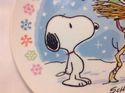 Peanuts Snoopy Collectible Ceramic Plate Christmas