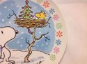 Peanuts Snoopy Collectible Ceramic Plate Christmas