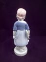 Porcelain Girl with Book Figurine, Marked Gerold P