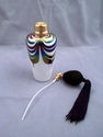 Opalescent Glass Perfume Atomizer with Iridescent 