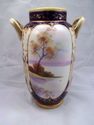 Early Noritake Morimura Two-Handled Porcelain Vase