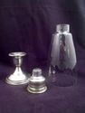 Pair of Fisher Sterling Silver Candle-Holders with