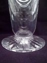 Vintage Footed Cut Crystal Vase, Cross-Hatch, Fan,