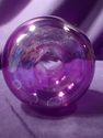 Vintage Amethyst Glass Vase, Graduated Color, 8" T