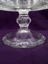 Two Pieces EAPG: Glass Pedestal Footed Bowl, Sandw