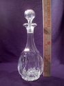 Decanter, Vintage Cut Crystal, Faceted Stopper, He