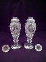 Pair of American Brilliant Period Cut Crystal Salt