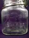 Two Early 20th Century Glass Canning Jars, Queen &