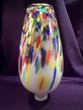 Large Hand-Blown Tarnowiec marked Polish Glass Vas