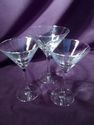 Collection of Three Martini Glasses