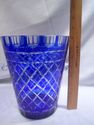 Ajka Champagne, Wine Ice Bucket, Cobalt Cut to Cle