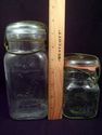 Two Early 20th Century Glass Canning Jars, Queen &