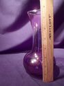 Vintage Amethyst Glass Vase, Graduated Color, 8" T