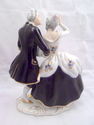 Royal Dux Courting Couple Figurine, Marked, Labele