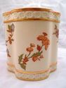 Antique Royal Worcester Porcelain Biscuit Barrel, 