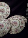 Set: Six Vintage Heinrich Co Porcelain Plates, c19