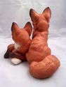 Rare Cybis Porcelain Figurine Two Young Foxes, Mar