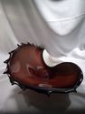 Large Murano Art Glass Amethyst Centerpiece Bowl, 