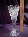 Rare American Brilliant Period Cut Crystal Footed 