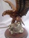 Giuseppe Armani Capodimonte Golden Eagle, Signed, 