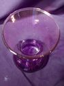 Vintage Amethyst Glass Vase, Graduated Color, 8" T