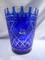 Ajka Champagne, Wine Ice Bucket, Cobalt Cut to Cle