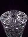 Cut Crystal Decanter, Stoppered, Cross-Hatch and F