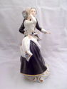 Royal Dux Courting Couple Figurine, Marked, Labele