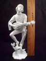 Lute Player, Bard Porcelain Figurine, Western Germ