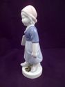 Porcelain Girl with Book Figurine, Marked Gerold P