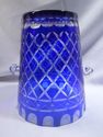 Ajka Champagne, Wine Ice Bucket, Cobalt Cut to Cle