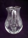 Cut Crystal Pitcher with Applied Handle, Milk, Jui