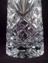 Cut Crystal Decanter, Stoppered, Cross-Hatch and F