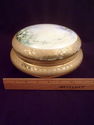 Large Rare Victorian Hand-Painted Dresser Box, Ant