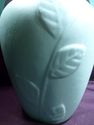 Large Monmouth Handled Vase, Robins Egg Blue Satin