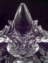 New Martinsville Glass Teardrop Double Candle-hold